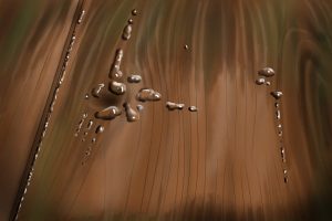 Wet wood never cuts as cleanly as dry wood, avoid cutting wet wood if possible.