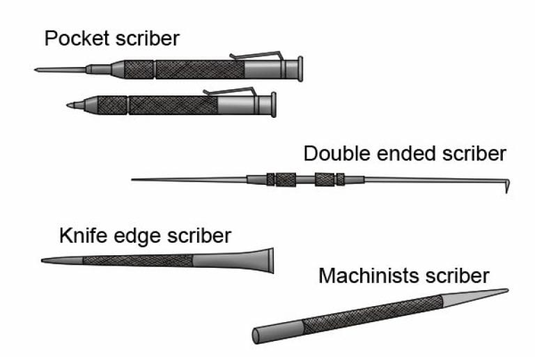 What are the different types of engineer's scriber? - Wonkee Donkee Tools