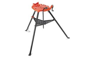 Types of tripod stand available for chain pipe vices