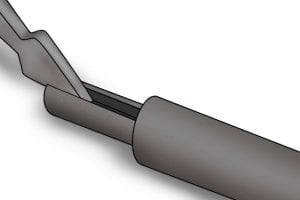 Cross cut chisel discount