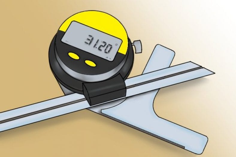 How to read a bevel protractor? Wonkee Donkee Tools
