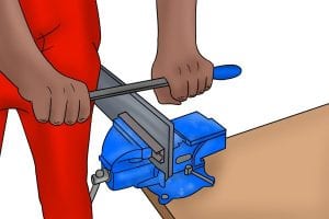 How to hold a draw file correct and securely