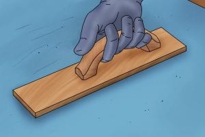 Adding texture to a surface whilst floating it for more grip using a textured float.