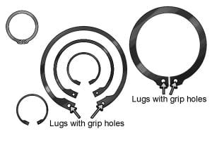 Types Of Circlip, Different types of Circlip