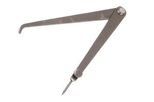 Jenny calipers are used to take accurate measurements.