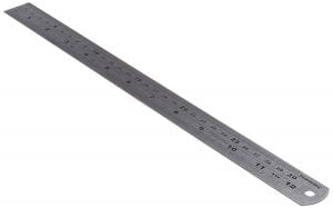 metal ruler