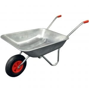 Wheel barrows are not only great for gardening but also carrying tools or rubble whilst you work.
