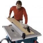 Bosch 10-Inch Worksite Table Saw 4100-09 cutting wood