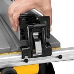 DEWALT DWE7490X 10-Inch Job Site Table Saw fence