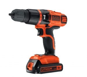 BLACK+DECKER 18 V Lithium Ion 2 Gear Hammer Drill