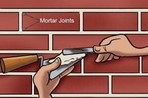 Brick jointer to fix mortar joints