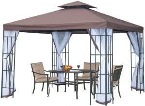 All Seasons Gazebos , Heavy Duty, Full Waterproof, PVC Coated Premium Pop Up Instant 2x2m Gazebo With Carry Bag