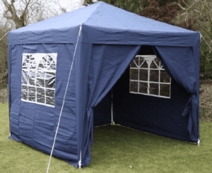 Airwave 2.5m x 2.5m popup gazebo waterproof windproof with windbars and leg weights