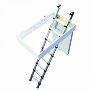 Youngman 301001 Telescopic Loft Ladder Aluminium 2.9 Metres