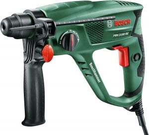 Hammer drills are key for drilling into tough surfaces.
