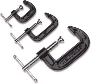 C Clamps are a must have hand tool for gripping materials.