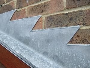 Lead used on roofing