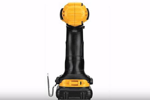 Example of the compact screwdriver handle on DeWalt power tools.