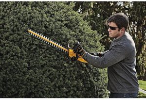 DeWalt hedge trimmers are high-quality and provide a long lasting battery life.