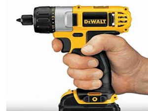 A cordless screwdriver is very versatile.