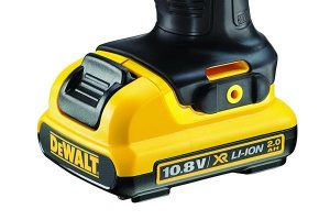 DeWalt Lithium ion battery pack.