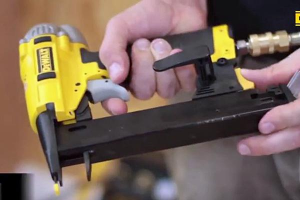 A powered staple gun gives fast and consistent results.