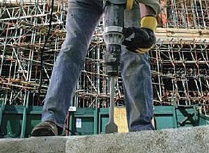 Dewalt demolition hammers have extra dust seals for protection on building sites.
