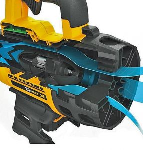 A brushless motor is extremely efficient.