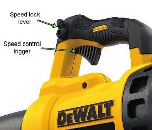 Variable speed makes the blower more versatile.