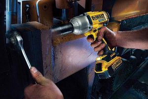 Dewalt impact wrenches have bright worklights.