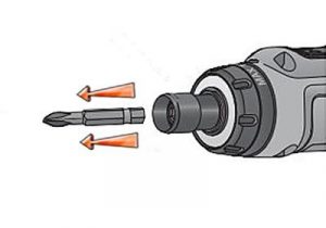 The Dewalt gyroscopic screwdriver has one-handed bit change.
