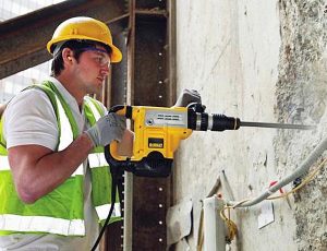 SDS max drill includes variable speed.