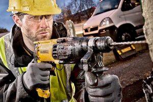 SDS plus drill causes less vibration than a standard one.