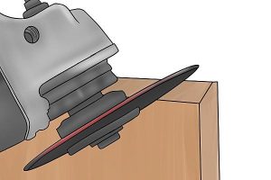 Sanding discs come with pads and can be used to smooth surfaces.