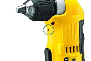 LED drill light makes it easier to work in dark areas.