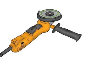 Testing out angle grinder discs after changing.
