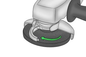 Keyless and tool less disc changes allow you to make quick changes safely.