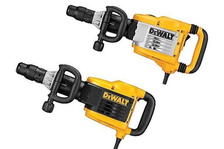 Examples of two different Dewalt Demolition Hammers.