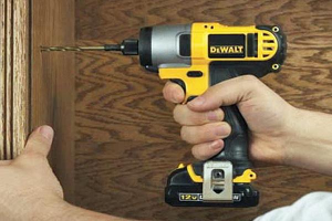 The Dewalt cordless screwdriver is very versatile.