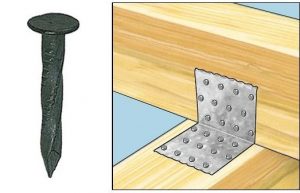 What are sheradised nails used for.