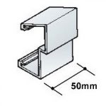 Connector joints are used to hold universal dry verge joints together.