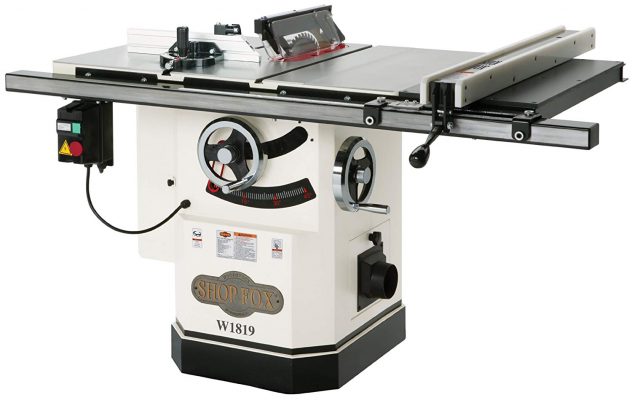 Shop Fox W1819 HP 10-Inch Table Saw​